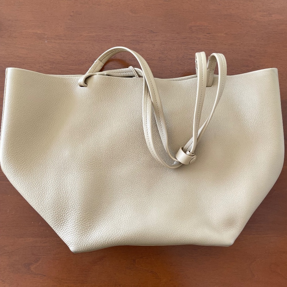 The Row Park Three Leather Tote